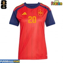 Spanien Pedri Gonzalez #20 Heimtrikot Frauen EM 2024 Kurzarm